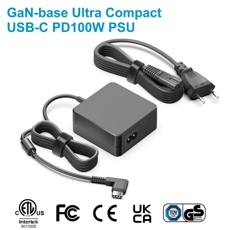 GaN Square PD USB-C-lichtnetadapter van 100 W