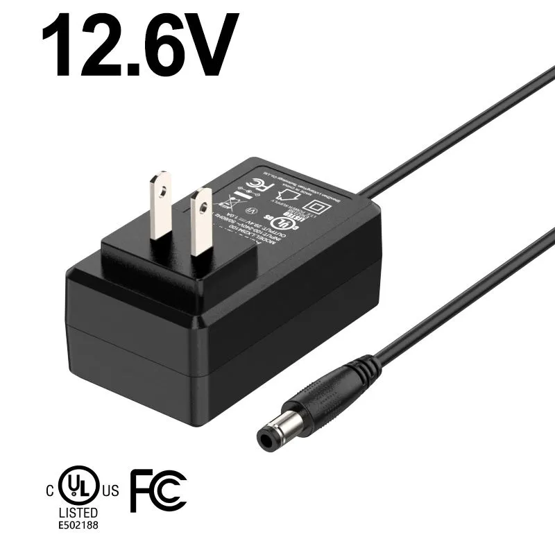 12,6 V 2A voedingsadapter voor elektrische scooter voor wandmontage