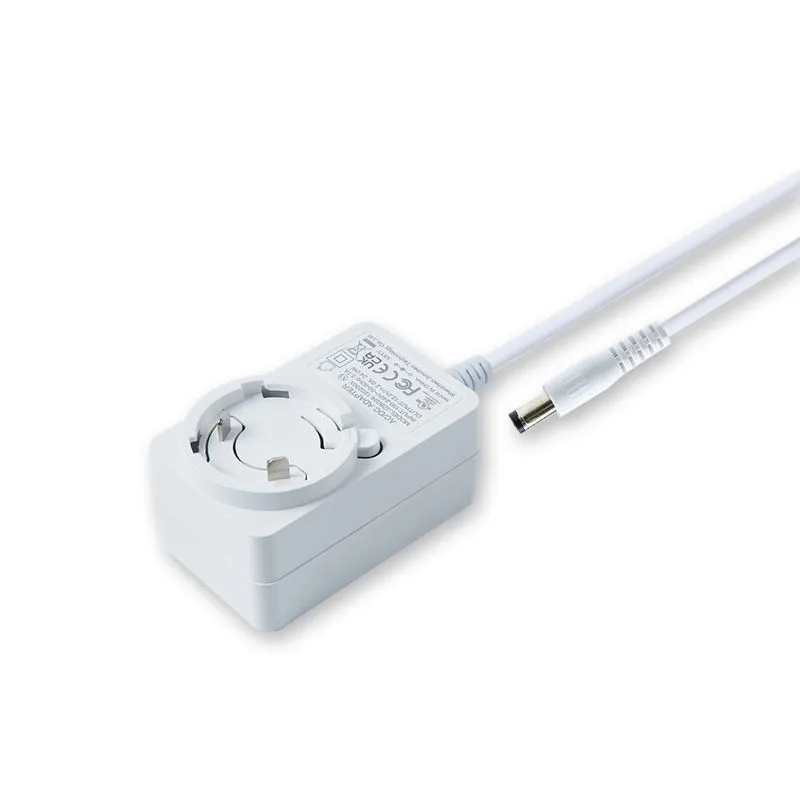 12V 2A verwisselbare stekkervoedingsadapter