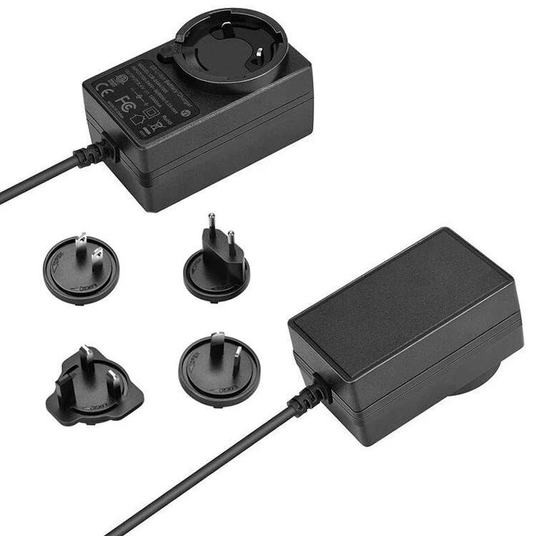 12V 2A verwisselbare voedingsadapter