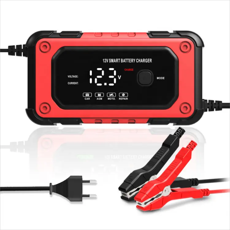 12V 6A volledig intelligente automatische reparatie-acculader