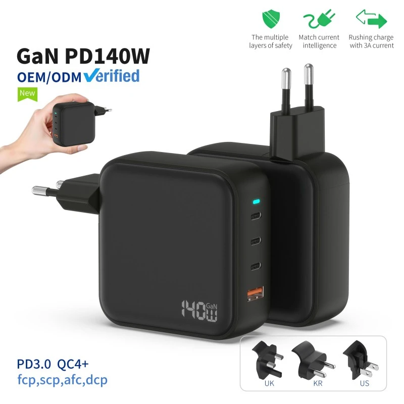 GaN PD-oplader van 140 W