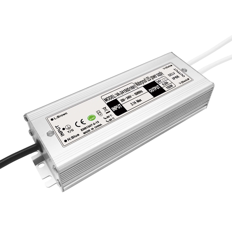 Waterdichte LED-driver van 150 W met constante spanning