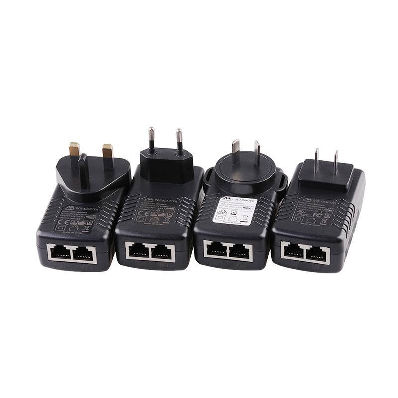 24W wandgemonteerde POE-injector