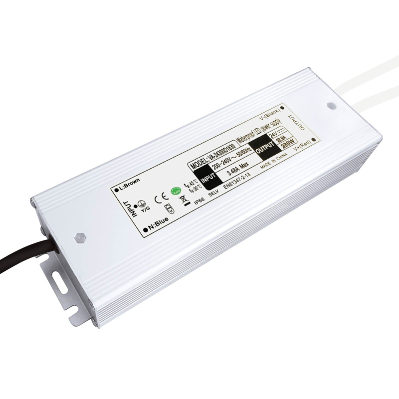 Waterdichte LED-driver van 300 W met constante spanning