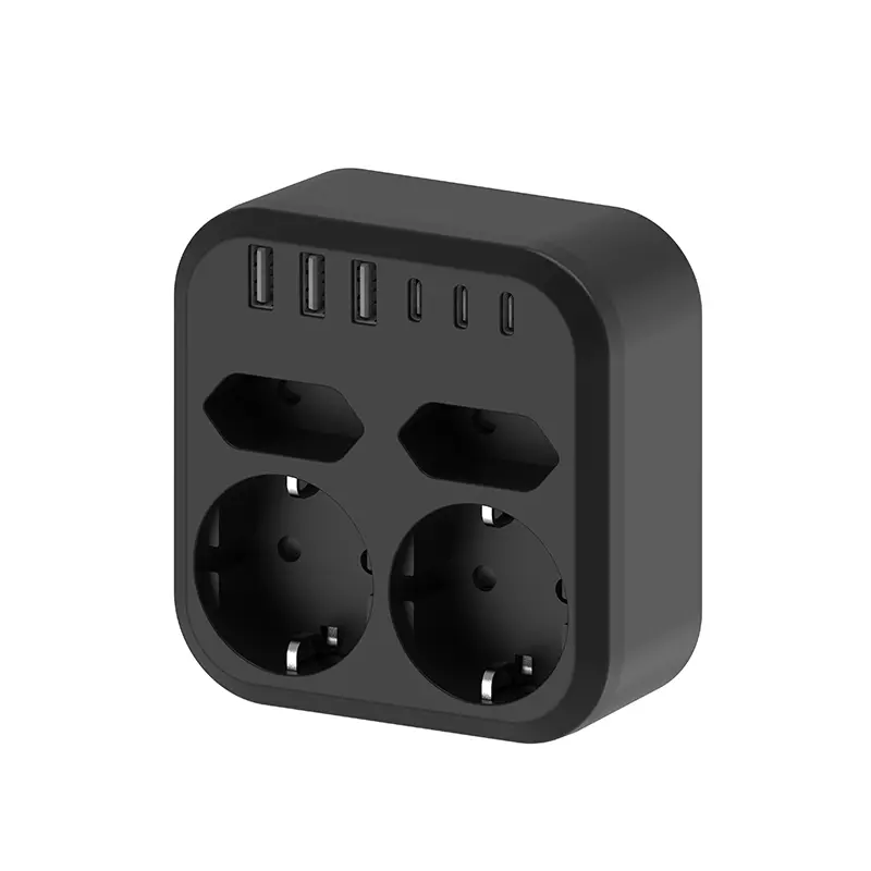 4 verkooppunten EU Wall Power Strip