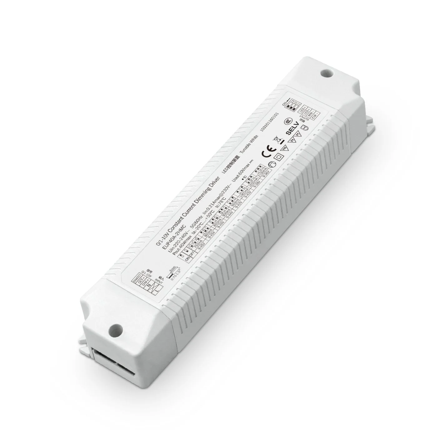 40W 0-10V constante stroom CCT dimbare led-driver