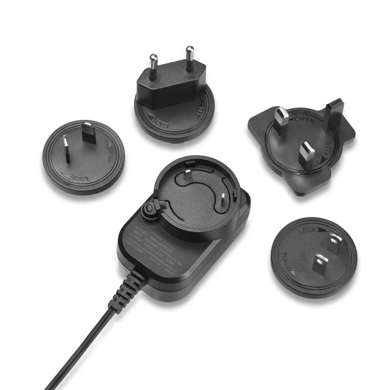 9V 1,5A internationale stekkeradapter