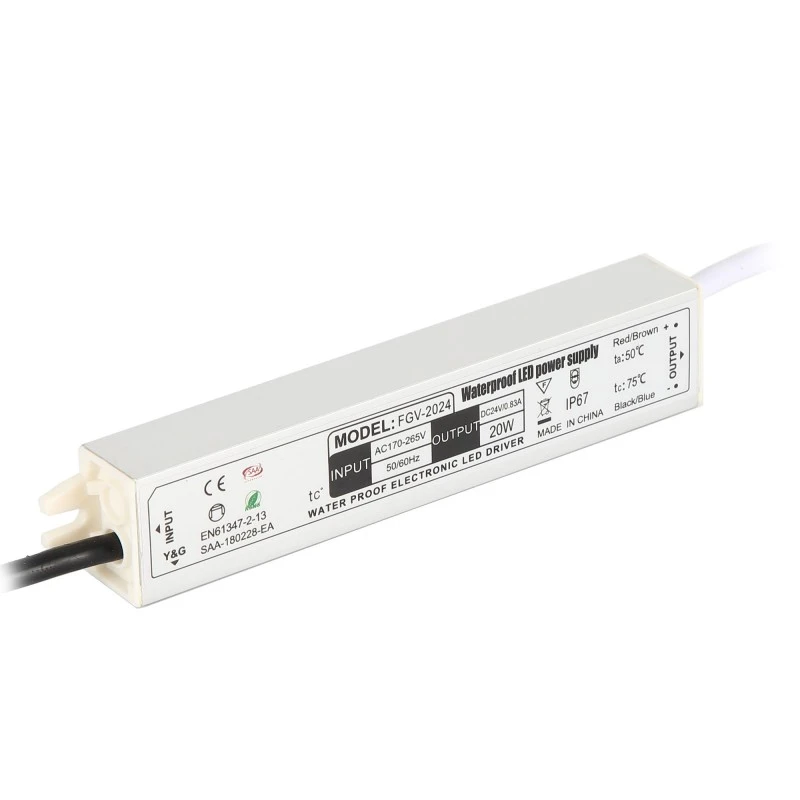 IP67 waterdichte LED-driver aluminium stroomvoorziening